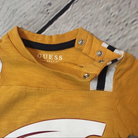 Guess 2 piece set long sleeve & pants baby boy 12m - Picture 7 of 16